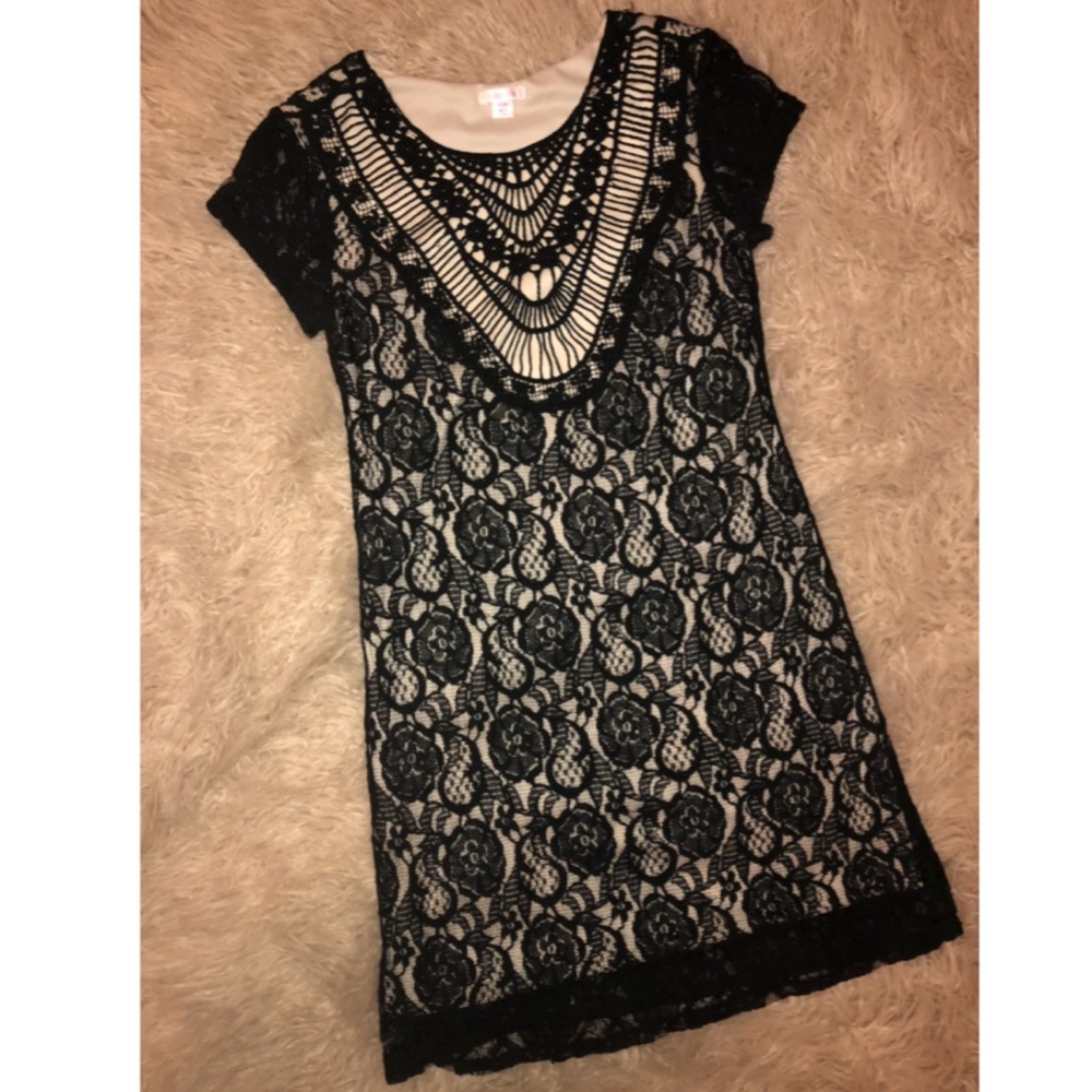 NWOT Black Lace Dress